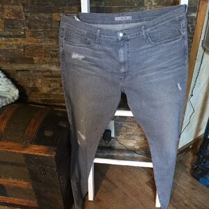 Gray Distressed Jeans